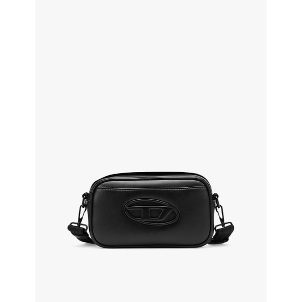 Diesel Holi D logo-embossed faux-leather shoulder bag | Diesel