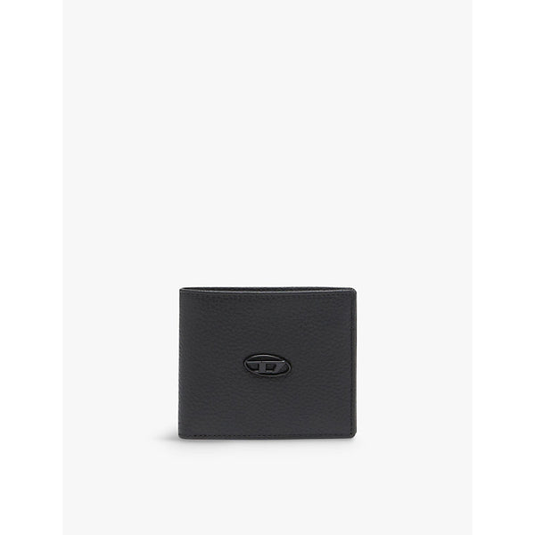 Diesel Logo-badge bi-fold leather waller | LYBSTORE