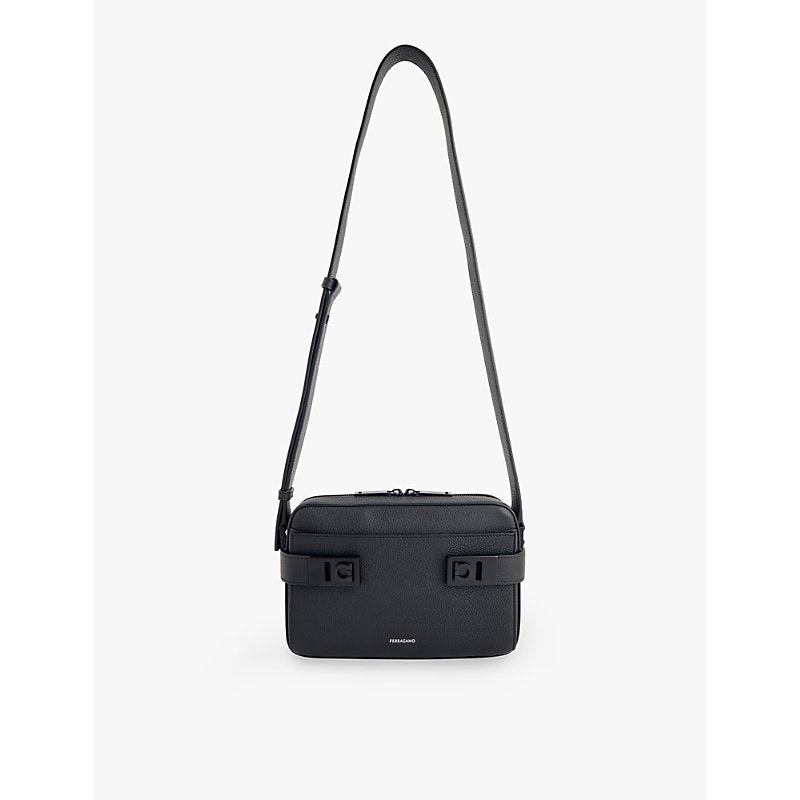 Ferragamo Logo-print leather shoulder bag | Ferragamo