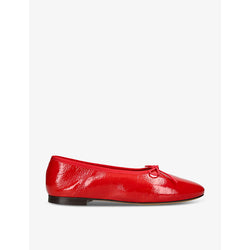 Mansur Gavriel Dream Ballerina bow-embellished leather ballet flats