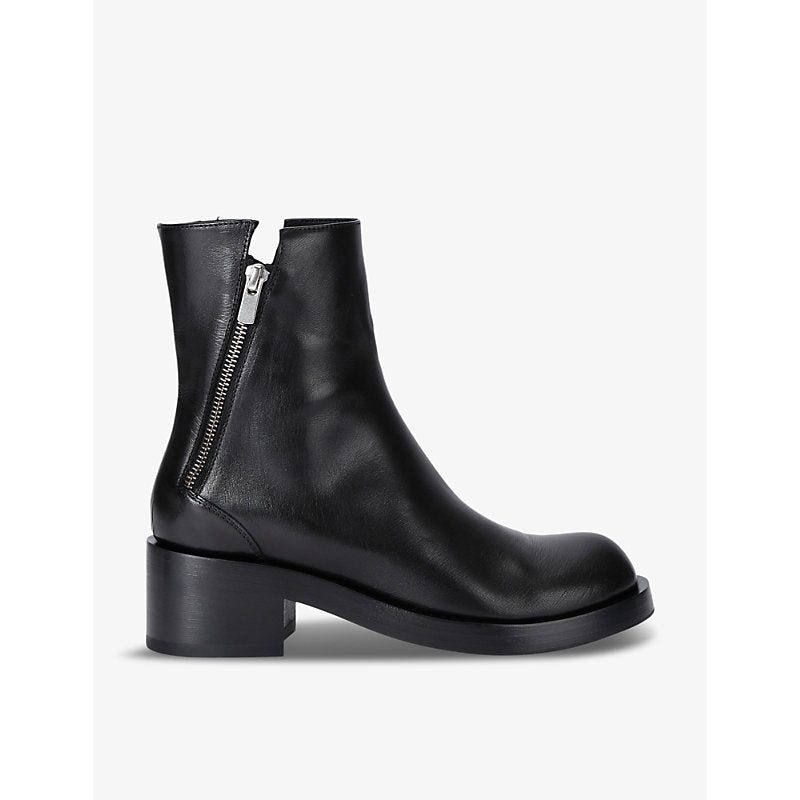 Officine Creative Brett 003 leather heeled ankle boots