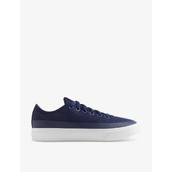  Allbirds Piper 2 Blizzard logo-embroidered organic-cotton canvas low-top trainers