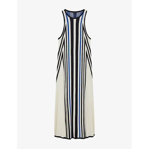 Joseph Cretto stripe-pattern silk-blend maxi dress