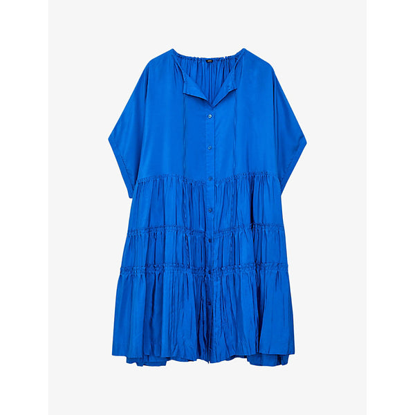 Joseph Emile oversized habotai-silk midi dress | JOSEPH