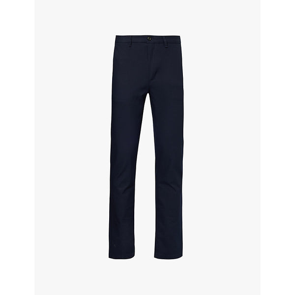  Tommy Hilfiger Denton Tech partially-elasticated waistband straight-leg regular-fit cotton-blend trousers