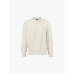  Tommy Hilfiger Fleece crewneck regular-fit cotton-blend sweatshirt