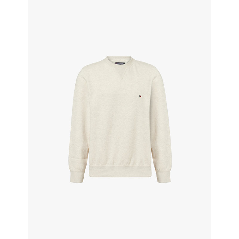  Tommy Hilfiger Fleece crewneck regular-fit cotton-blend sweatshirt