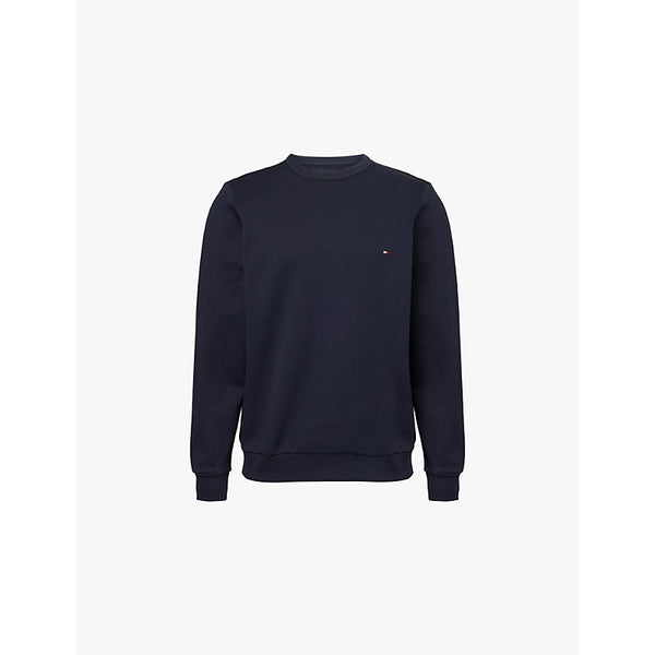  Tommy Hilfiger Intechno crewneck regular-fit cotton-blend sweatshirt