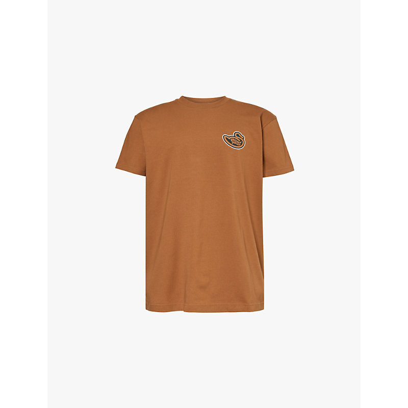  Carhartt Wip Brown Ducks graphic print cotton-jersey T-shirt