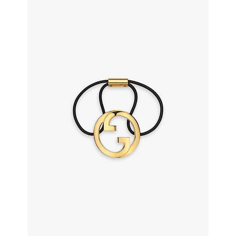  Gucci Blondie gold-tone metal and cord hair accessory