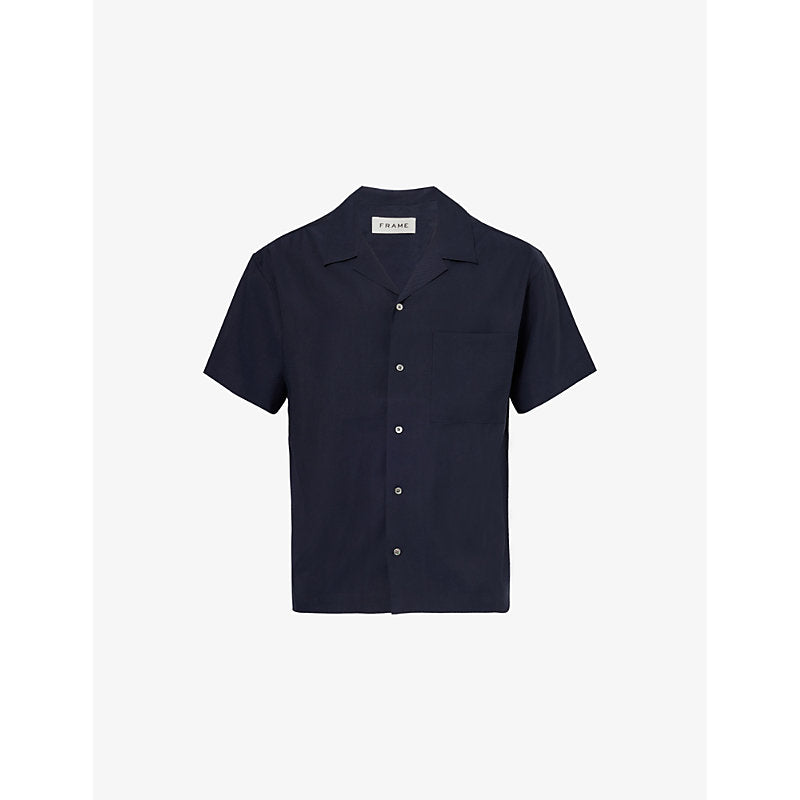  Frame Camp-collar woven shirt