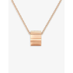  De Beers Jewellers De Beers RVL 18ct rose-gold pendant necklace