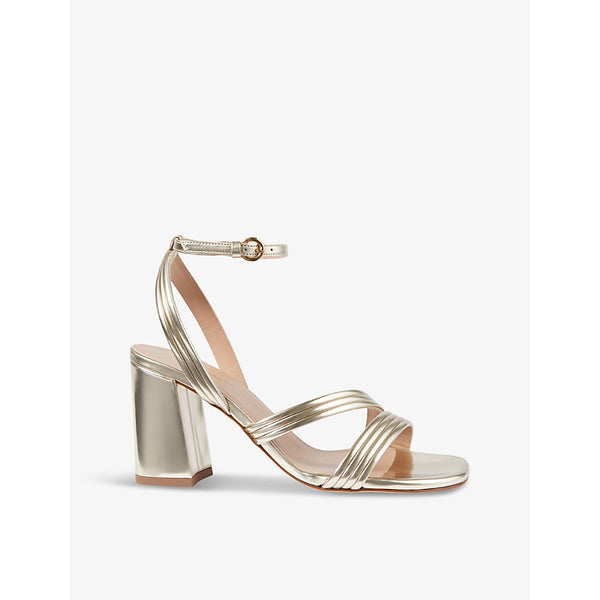 Lk Bennett Edita block-heel faux-leather sandals