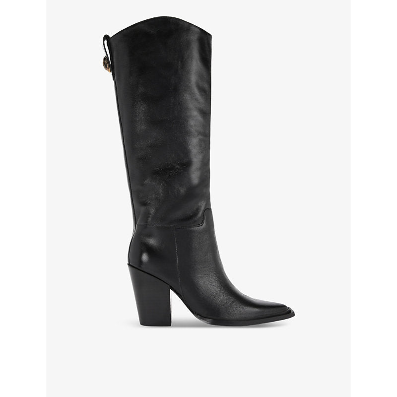 Kurt Geiger London Billy heeled leather knee-high boots | Kurt Geiger London