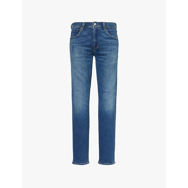  Citizens Of Humanity London tapered-leg slim-fit stretch-denim jeans