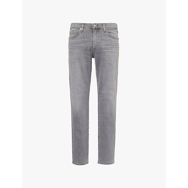  Citizens Of Humanity London Perform slim-fit tapered-leg mid-rise stretch-denim blend jeans