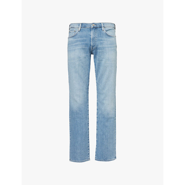  Citizens Of Humanity Gage Perform regular-fit straight-leg mid-rise stretch-recycled-denim blend jeans