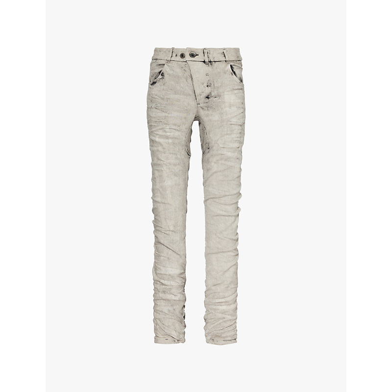  Boris Bidjan Saberi P13 acid-wash slim-leg jeans