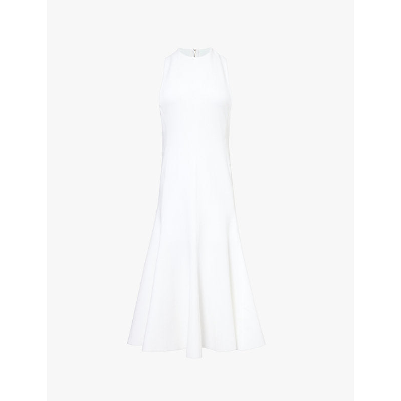 Jacquemus Favola halter-neck stretch-woven midi dress | JACQUEMUS