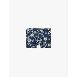  Hanro Graphic-print mid-rise cotton-jersey trunks