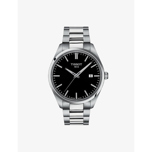 Tissot PR100 stainless-steel quartz watch