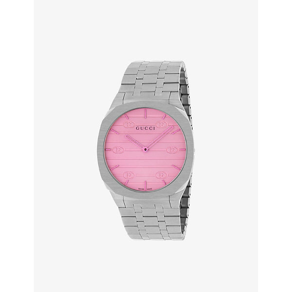  YA163410 GUCCI 25H stainless steel quartz watch