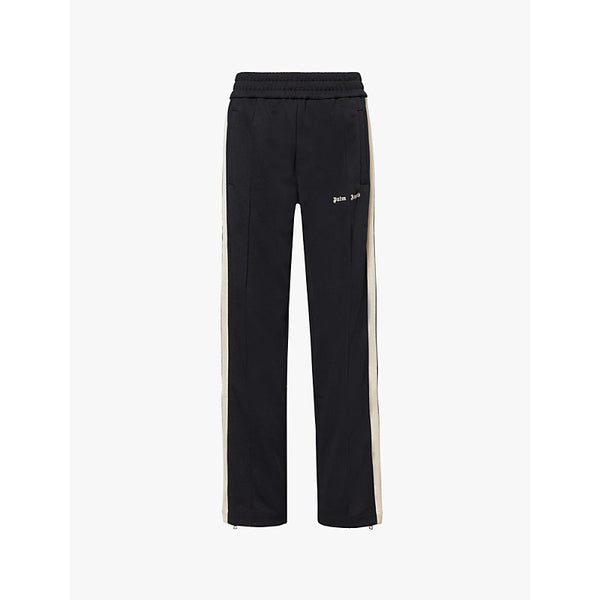  Palm Angels Brand-embroidery striped-panels straight-leg regular fit woven jogging bottoms