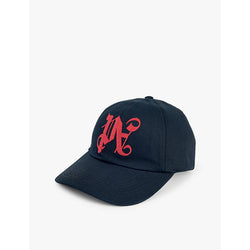  Palm Angels Logo-embroidered cotton baseball cap