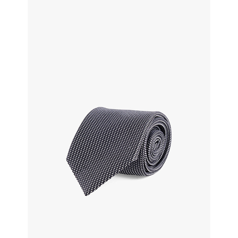  Tom Ford Dot-pattern wide-blade silk tie