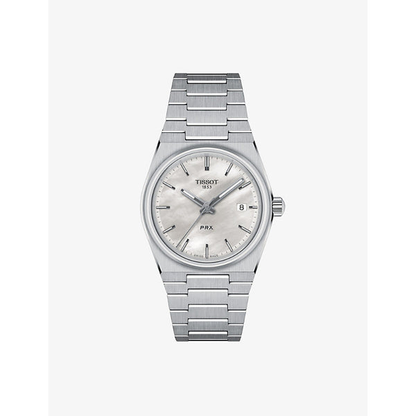 Tissot T137.210.11.111.00 PRX 35 stainless-steel quartz watch