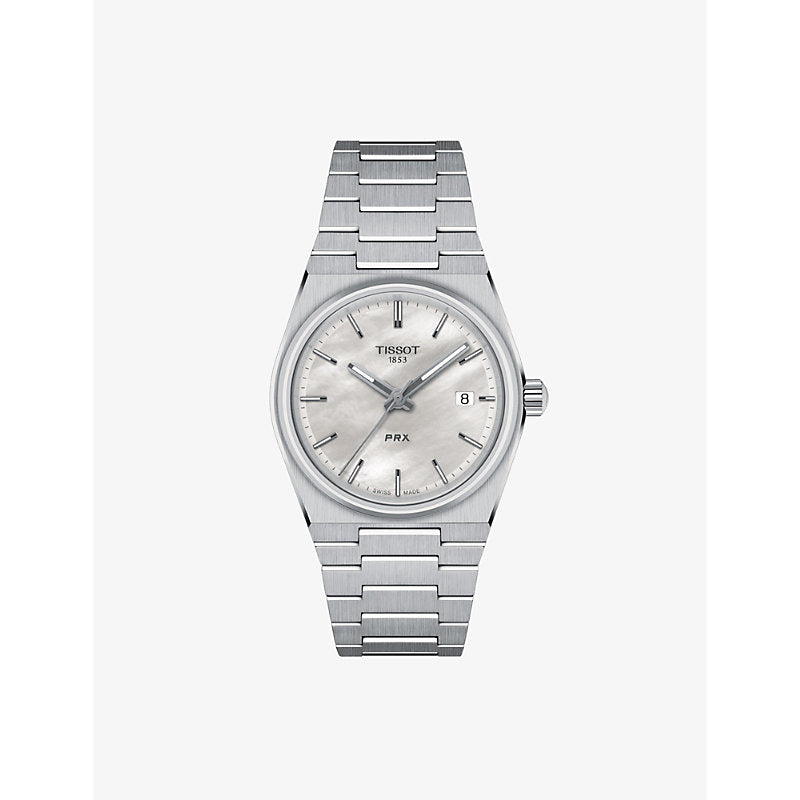 Tissot T137.210.11.111.00 PRX 35 stainless-steel quartz watch