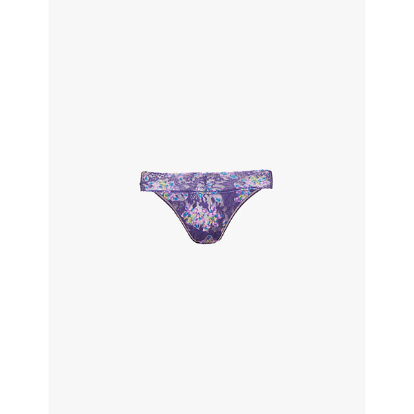  Hanky Panky Original-rise floral-lace thong