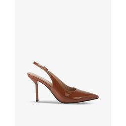 Carvela Passion pointed-toe patent faux-leather slingback courts | Carvela