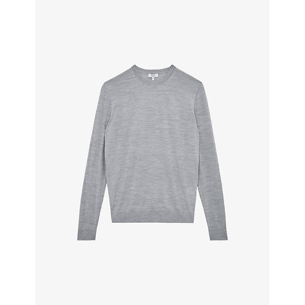 Reiss Wessex marl-pattern wool jumper