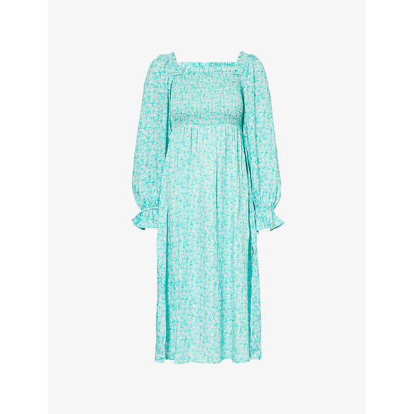 Aspiga Nancy square-neck woven maxi dress | ASPIGA