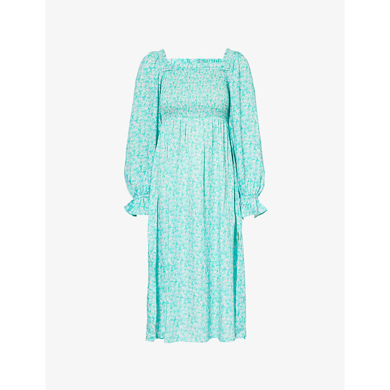 Aspiga Nancy square-neck woven maxi dress | ASPIGA