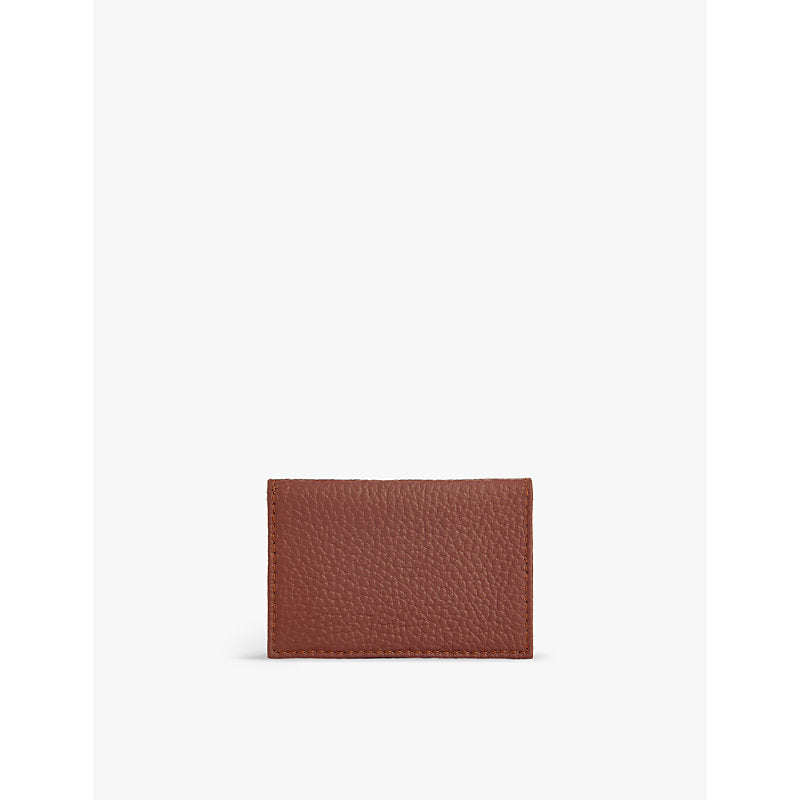 Eleventy Branded grained-leather wallet | Eleventy