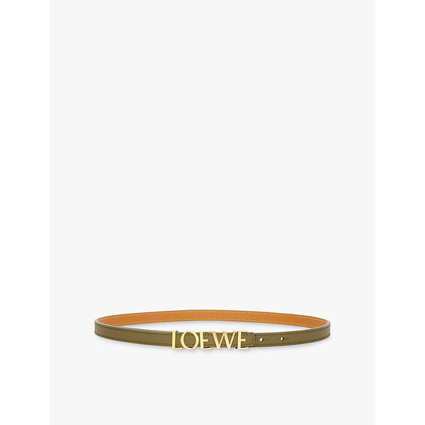  Loewe Bold brand-embellished leather belt