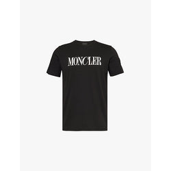  Moncler Crewneck brand-print regular-fit cotton-jersey T-shirt