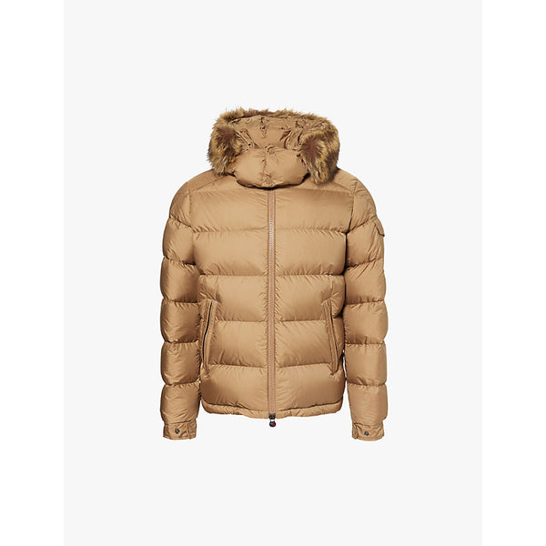  Moncler Detachable-hood brand-patch regular-fit shell jacket