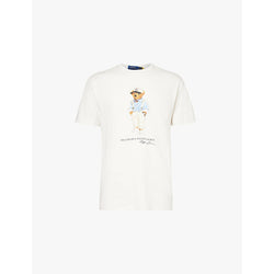  Polo Ralph Lauren Heming Bear short-sleeve  cotton-jersey T-shirt