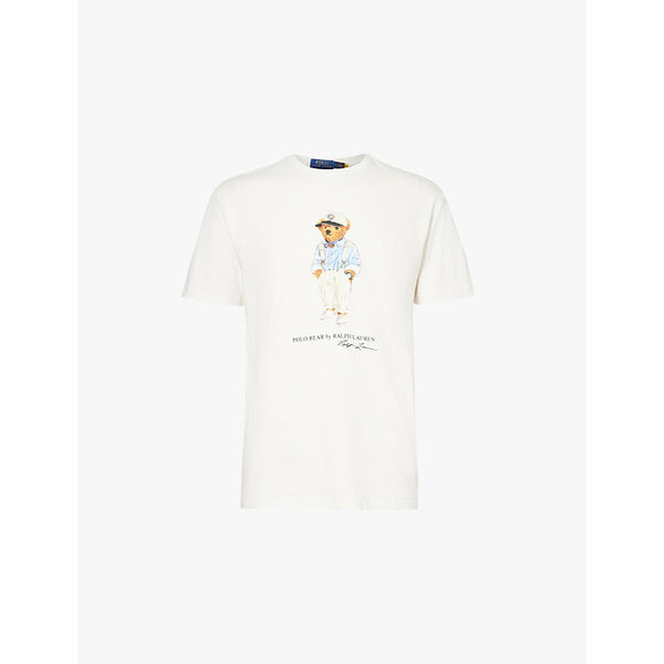  Polo Ralph Lauren Heming Bear short-sleeve  cotton-jersey T-shirt