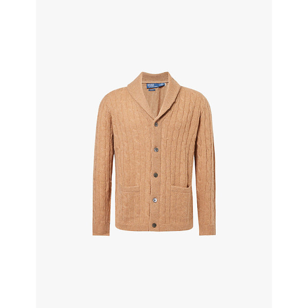  Polo Ralph Lauren Shawl-lapel relaxed-fit cashmere cardigan