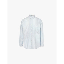  Polo Ralph Lauren Dobby stripe-print cotton shirt