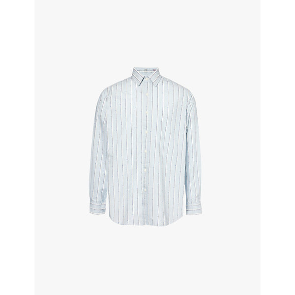  Polo Ralph Lauren Dobby stripe-print cotton shirt