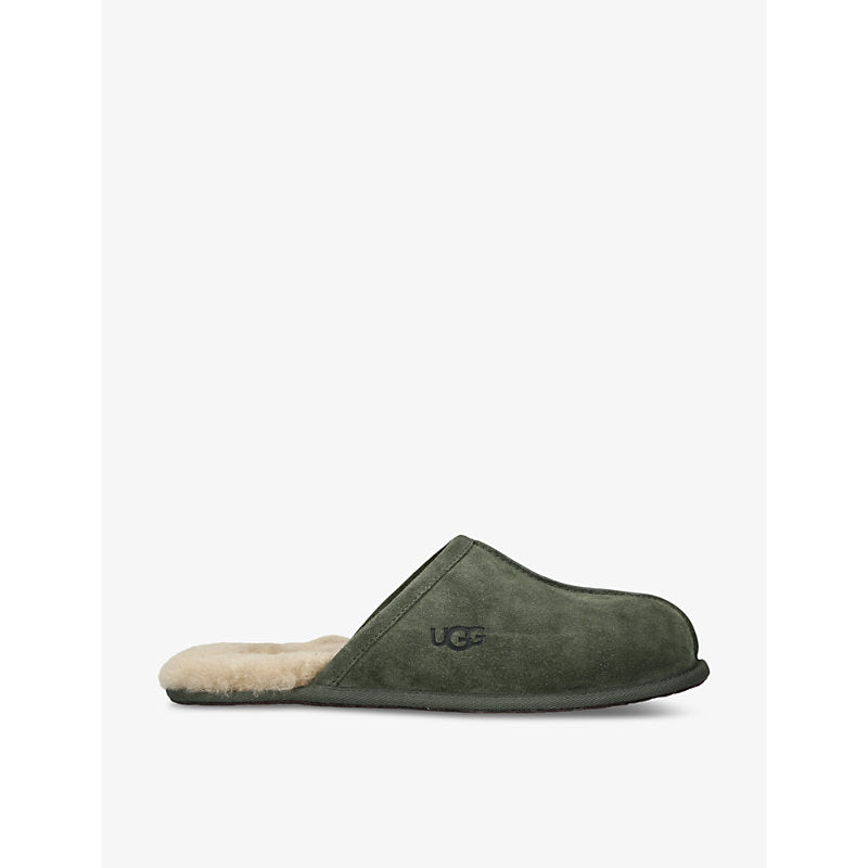  Ugg Scuff raised-seam suede slippers