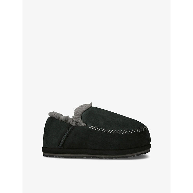 Ugg Anders logo-patch suede slippers | Ugg