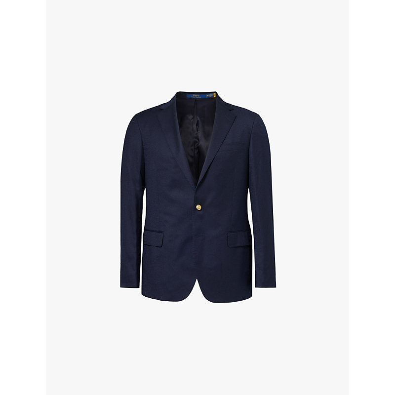  Polo Ralph Lauren Single-breasted regular-fit wool-blend blazer