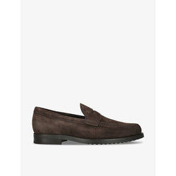 Tods Gomma slip-on suede loafers | Tods