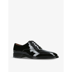 Tods Francesina patent-leather derby shoes